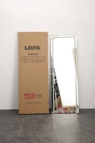 LED Mirror Full Length Mirror with Lights Wide Standing Tall Full Size Mirror for Bedroom Giant Full Body Mirror Large Floor Mirror with Lights S