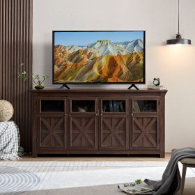 4 Doors Cabinet Farmhouse Buffet Sideboard Cabinet Bar cabinet Farmhouse TV Stand Barn Design Four cabinet Buffet Table Coffee Bar Wine Bar Stora