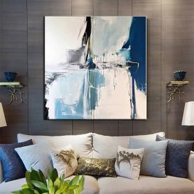 Hand Painted Oil Paintings Handmade Modern Abstract Oil Paintings On Canvas Wall Art Decorative Picture Living Room Hallway Bedroom Luxurious Dec (style: 01, size: 60x60cm)